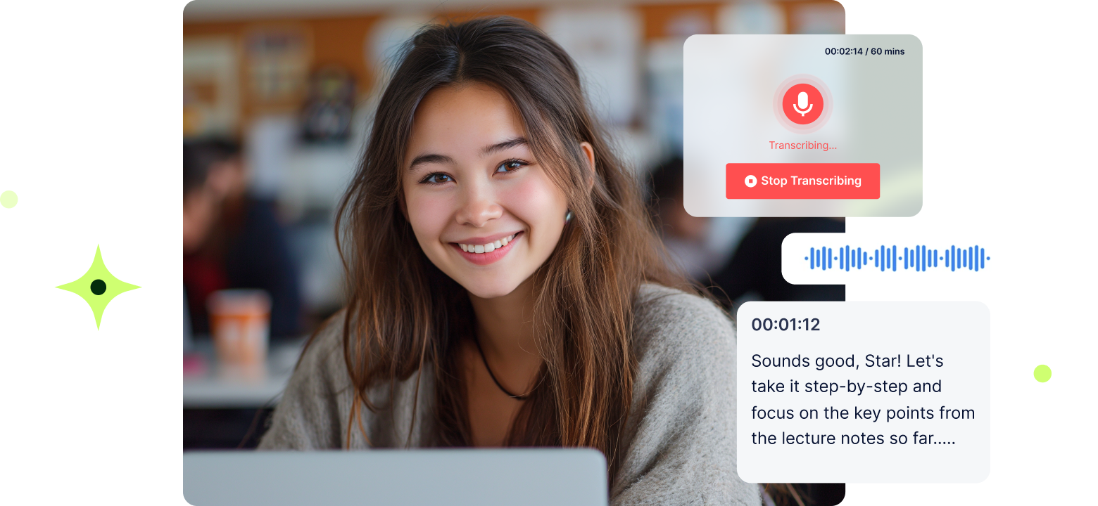 Transcribe Lectures Blazingly Fast. Create Super Accurate Notes With AI